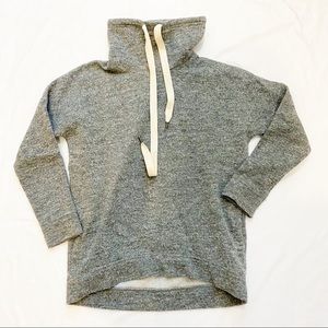 J. Crew Casual Wool Gray High Neck Sweater Size PXS